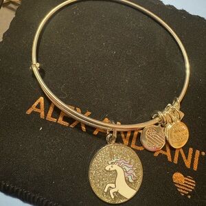 Alex and Ani Silver Unicorn Bangle